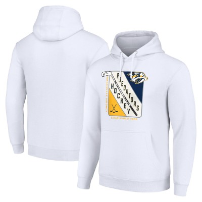 Толстовка Nashville Predators Starter Shield Logo - White