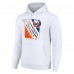 Толстовка New York Islanders Starter Shield Logo - White