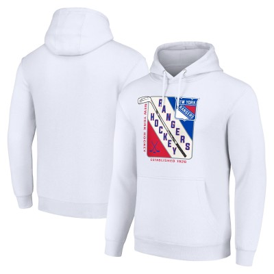 Толстовка New York Rangers Starter Shield Logo - White