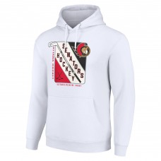 Толстовка Ottawa Senators Starter Shield Logo - White