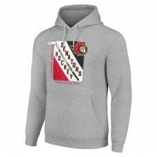 Толстовка Ottawa Senators Starter Shield Logo - Heather Gray
