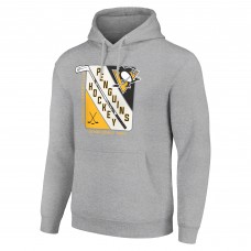 Толстовка Pittsburgh Penguins Starter Shield Logo - Heather Gray