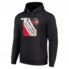 Толстовка Ottawa Senators Starter Shield Logo - Black