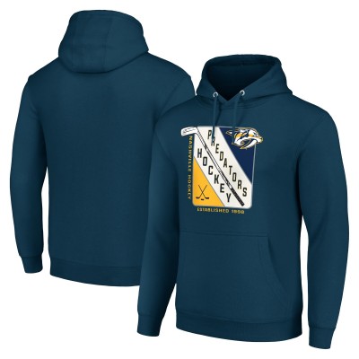 Толстовка Nashville Predators Starter Shield Logo - Navy