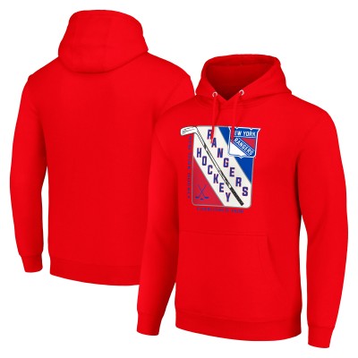 Толстовка New York Rangers Starter Shield Logo - Red