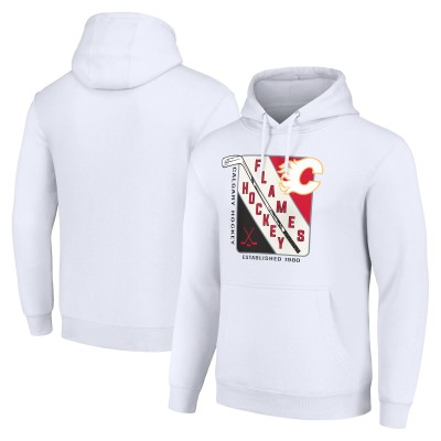 Толстовка Calgary Flames Starter Shield Logo - White
