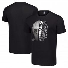 Футболка Carolina Hurricanes Starter Black Half Helmet Logo