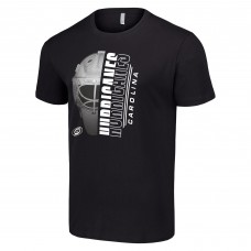 Футболка Carolina Hurricanes Starter Black Half Helmet Logo