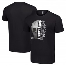 Футболка Chicago Blackhawks Starter Half Helmet Logo - Black