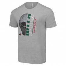 Футболка Minnesota Wild Starter Half Helmet Logo - Heather Gray