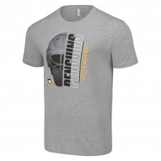 Футболка Pittsburgh Penguins Starter Half Helmet Logo - Heather Gray