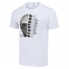 Футболка Ottawa Senators Starter Half Helmet Logo - White