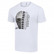 Футболка Carolina Hurricanes Starter White Half Helmet Logo