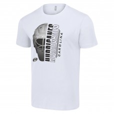 Футболка Carolina Hurricanes Starter White Half Helmet Logo