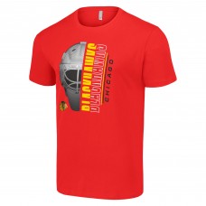Футболка Chicago Blackhawks Starter Half Helmet Logo - Red