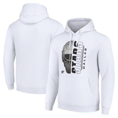Толстовка Dallas Stars Starter Half Helmet Fleece - White