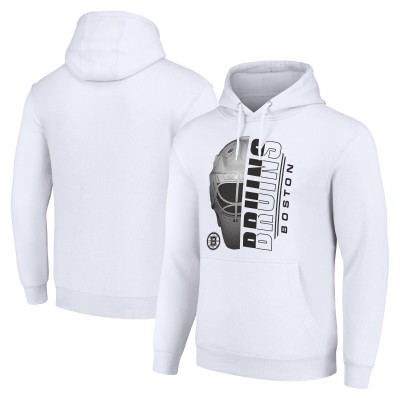 Толстовка Boston Bruins Starter Half Helmet Fleece - White