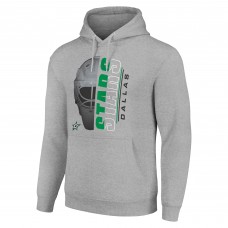 Толстовка Dallas Stars Starter Half Helmet Fleece - Heather Gray