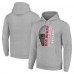 Detroit Red Wings Starter Heather Gray Half Helmet Fleece Pullover Hoodie Detroit Red Wings Starter Heather Gray Half Helmet Fleece Pullover Hoodie