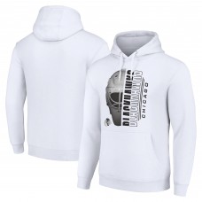 Толстовка Chicago Blackhawks Starter Half Helmet Fleece - White