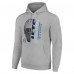 Толстовка Winnipeg Jets Starter Heather Gray Half Helmet Fleece