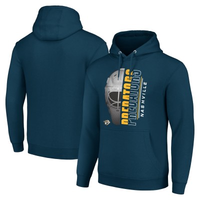 Толстовка Nashville Predators Starter Half Helmet Fleece - Navy