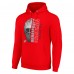 Толстовка Carolina Hurricanes Starter Red Half Helmet Fleece