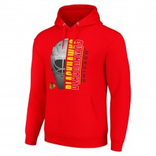 Толстовка Chicago Blackhawks Starter Half Helmet Fleece - Red
