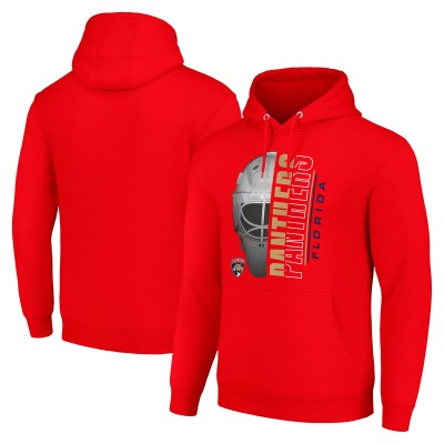 Толстовка Florida Panthers Starter Red Half Helmet Fleece