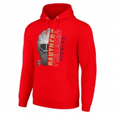 Толстовка Florida Panthers Starter Red Half Helmet Fleece
