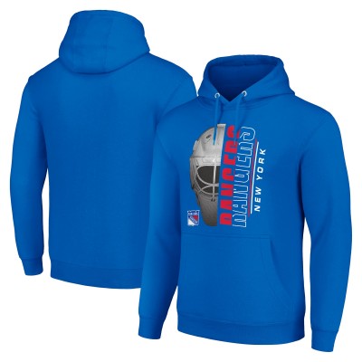 Толстовка New York Rangers Starter Half Helmet Fleece - Blue