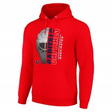 Толстовка Washington Capitals Starter Red Half Helmet Fleece