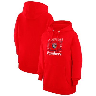 Толстовка Florida Panthers G-III 4Her by Carl Banks Womens Collage Team Graphic Tri-Blend Fleece - Red