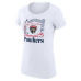 Женская футболка Florida Panthers G-III 4Her by Carl Banks White Super-Slim Fit Lightweight Collage Team Graphic