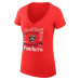Женская футболка Florida Panthers G-III 4Her by Carl Banks Red Super-Slim Fit Lightweight Collage Team Graphic