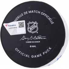 Шайба Шайба Alex Newhook Montreal Canadiens Fanatics Authentic Game-Used Goal vs. New York Rangers on April 7, 2024