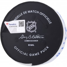 Шайба Kaapo Kakko New York Rangers Authentic Game-Used vs. Pittsburgh Penguins on April 1, 2024