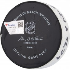 Шайба Kaapo Kakko New York Rangers Authentic Game-Used vs. Dallas Stars on February 20, 2024