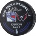 Adam Fox New York Rangers Autographed Fanatics Authentic Practice-Used Warm-Up Puck from Game 2 of the First Round During the 2024 Stanley Cup Playoffs vs. Washington Capitals Adam Fox New York Rangers Autographed Fanatics Authentic Practice-Used Warm-Up Puck from Game 2 of the First Round During the 2024 Stanley Cup Playoffs vs. Washington Capitals