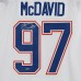 Connor McDavid Edmonton Oilers Autographed White adidas Authentic Jersey - Upper Deck