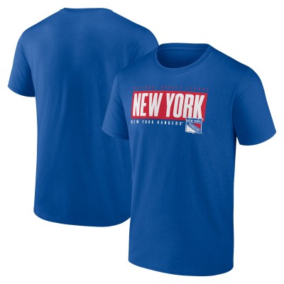 Футболка New York Rangers Blocked Out - Blue