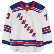 Matt Rempe New York Rangers Fanatics Authentic Game-Used #73 White adidas Jersey Worn During the Second Round of the 2024 Stanley Cup Playoffs vs. Carolina Hurricanes