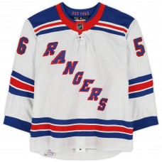 Erik Gustafsson New York Rangers Fanatics Authentic Game-Used #56 White adidas Jersey Worn During the Second Round of the 2024 Stanley Cup Playoffs vs. Carolina Hurricanes Erik Gustafsson New York Rangers Fanatics Authentic Game-Used #56 White adidas Jersey Worn During the Second Round of the 2024 Stanley Cup Playoffs vs. Carolina Hurricanes
