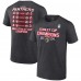 Футболка Florida Panthers 2024 Stanley Cup Champions Schedule - Heather Charcoal