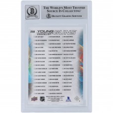 Matthew Boldy & Marco Rossi Minnesota Wild Autographed 2022-23 Upper Deck Series 1 Young Guns Checklist #250 Beckett Fanatics Witnessed Authenticated 9/10 Rookie Card