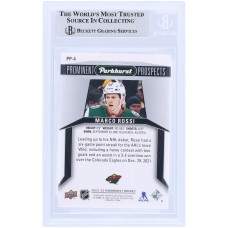 Marco Rossi Minnesota Wild Autographed 2022-23 Upper Deck Parkhurst Prominent Prospects #PP-4 Beckett Fanatics Witnessed Authenticated Rookie Card