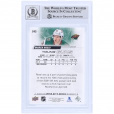 Marco Rossi Minnesota Wild Autographed 2022-23 Upper Deck Series 1 Young Guns #243 Beckett Fanatics Witnessed Authenticated 9/10 Rookie Card