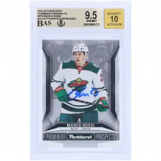 Marco Rossi Minnesota Wild Autographed 2022-23 Upper Deck Parkhurst Prominent Prospects #PP-4 Beckett Fanatics Witnessed Authenticated 9.5/10 Rookie Card