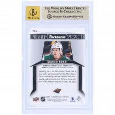 Marco Rossi Minnesota Wild Autographed 2022-23 Upper Deck Parkhurst Prominent Prospects #PP-4 Beckett Fanatics Witnessed Authenticated 9.5/10 Rookie Card