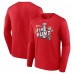 Футболка с длинным рукавом Florida Panthers Fanatics 2024 Stanley Cup Champions Local Hometown - Red